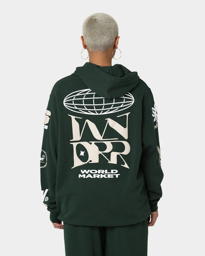 WNDRR Market Hoodie Forest Green