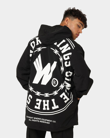 WNDRR Ornament Anorak Jacket Black