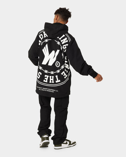 WNDRR Ornament Anorak Jacket Black