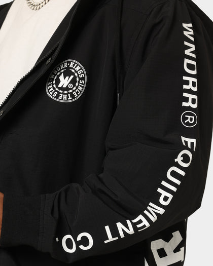 WNDRR Ornament Anorak Jacket Black