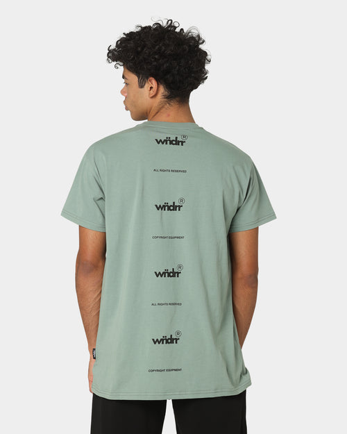 WNDRR Run It Custom Fit T-Shirt Olive