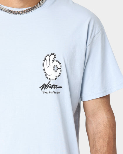 WNDRR Stoked Custom Fit T-Shirt Sky Blue