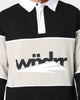 WNDRR Trails Rugby Polo Black/Tan