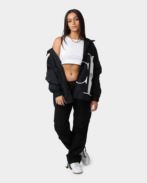 Calvin Klein Bold Logo Blocked Windbreaker Ck Black