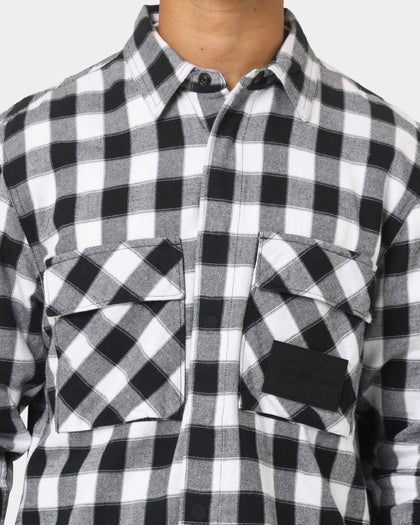 Calvin Klein Buffalo Check Shirt Black/Bright White