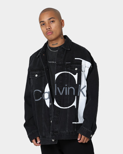Calvin Klein Extreme Oversized Denim Jacket Denim Black