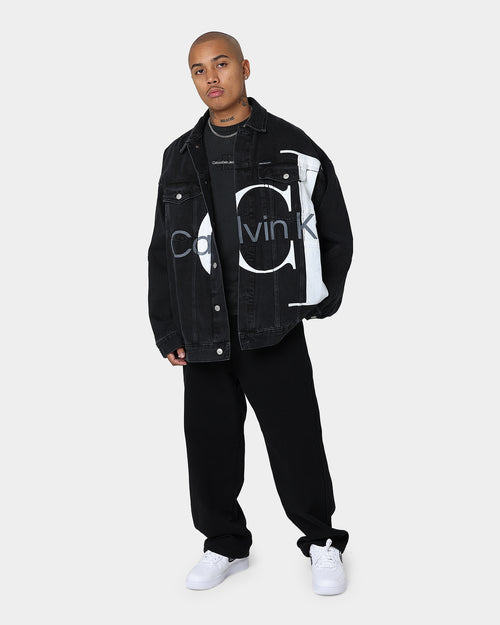 Calvin Klein Extreme Oversized Denim Jacket Denim Black