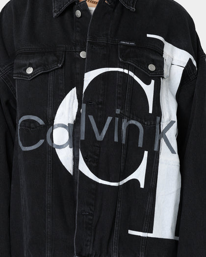 Calvin Klein Extreme Oversized Denim Jacket Denim Black
