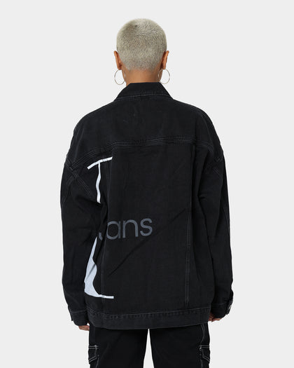 Calvin Klein Extreme Oversized Denim Jacket Denim Black