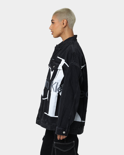Calvin Klein Extreme Oversized Denim Jacket Denim Black