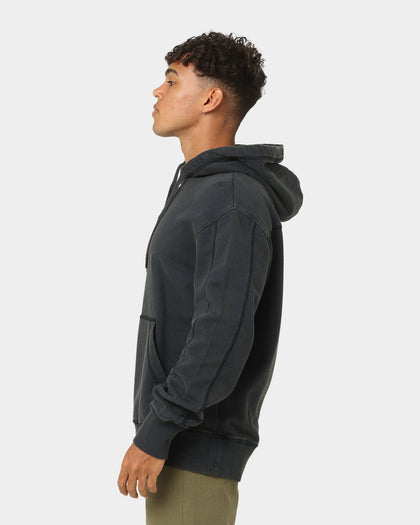 Calvin Klein Monogram Logo Washed Hoodie Washed Black