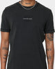 Calvin Klein Monogram Logo Washed T-Shirt Washed Black