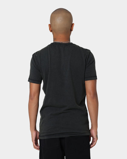 Calvin Klein Monogram Logo Washed T-Shirt Washed Black