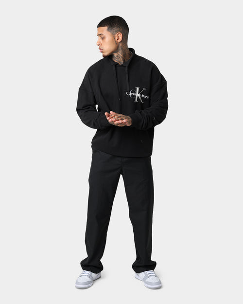 Calvin Klein Monogram Funnel Neck Sweatshirt CK Black