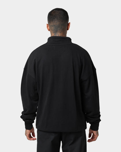 Calvin Klein Monogram Funnel Neck Sweatshirt CK Black