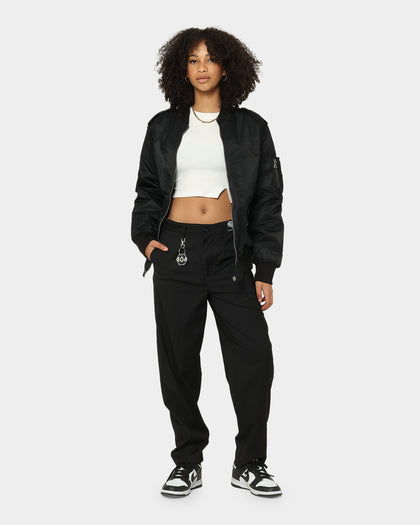 Saint Morta Staten Nylon Bomber Jacket Black