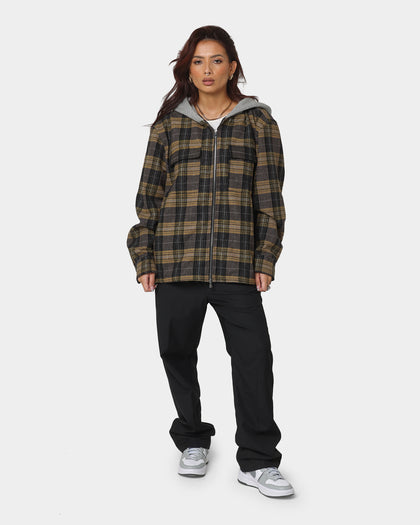 Club Paradise Flannel Jacket Plaid