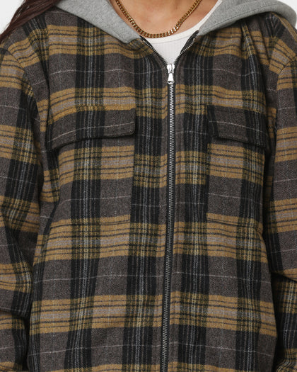 Club Paradise Flannel Jacket Plaid