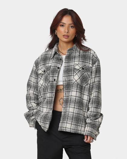 Club Paradise Script Flannel Grey