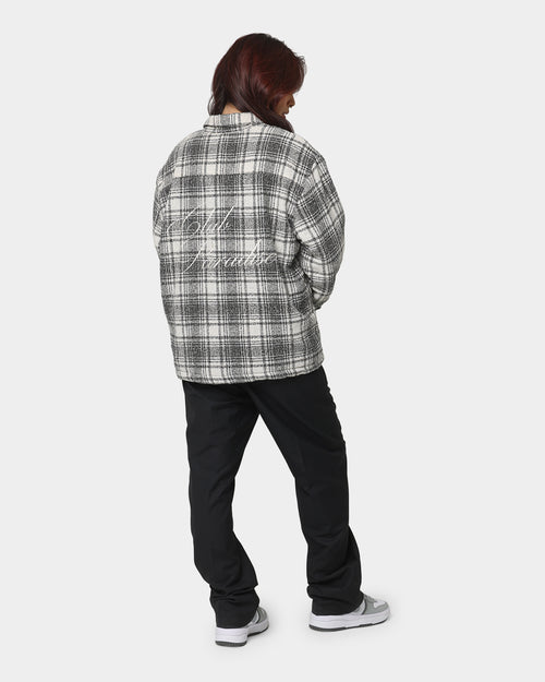 Club Paradise Script Flannel Grey