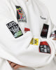 Loiter Patchwork Crewneck Off White