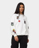 Loiter Patchwork Crewneck Off White