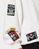 Loiter Patchwork Crewneck Off White