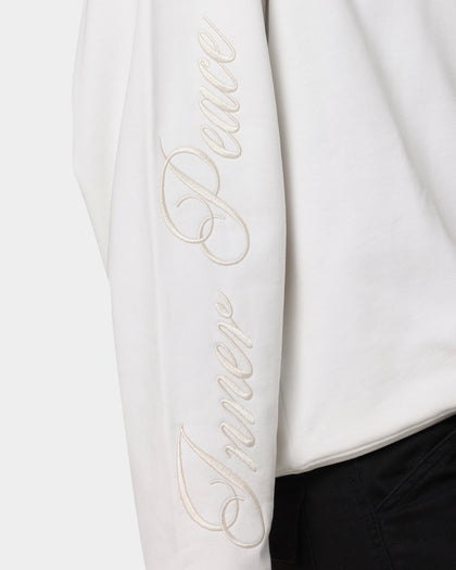 Loiter Patchwork Crewneck Off White