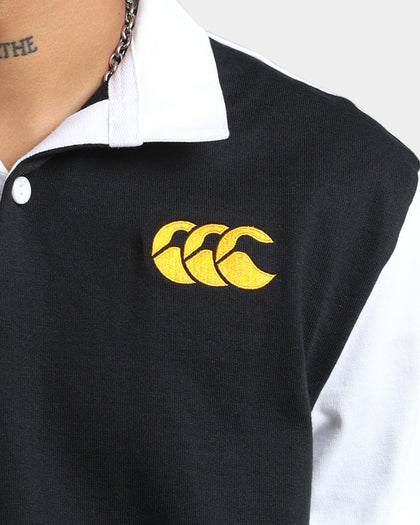 Canterbury Black & White Harlequin Rugby Jersey Black