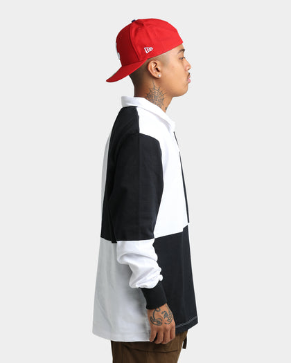 Canterbury Black & White Harlequin Rugby Jersey Black