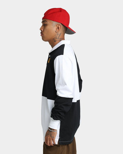 Canterbury Black & White Harlequin Rugby Jersey Black