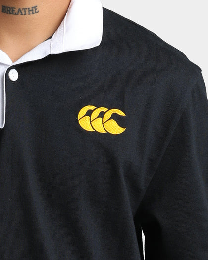 Canterbury Classic #8 Long Sleeve Rugby Jersey Black