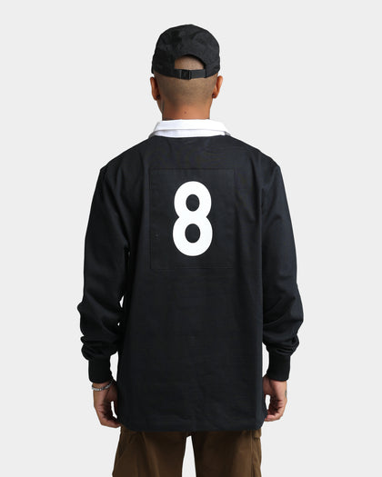 Canterbury Classic #8 Long Sleeve Rugby Jersey Black