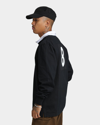 Canterbury Classic #8 Long Sleeve Rugby Jersey Black