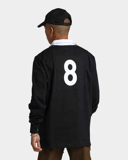 Canterbury Classic #8 Long Sleeve Rugby Jersey Black