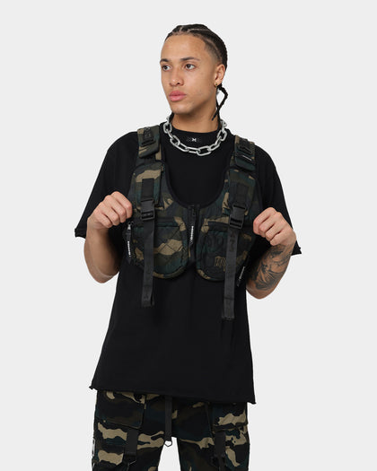 DXXMLIFE L-3 A Chain$aw Utility Vest Woodland Camo