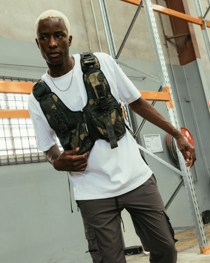 DXXMLIFE L-3 A Chain$aw Utility Vest Woodland Camo