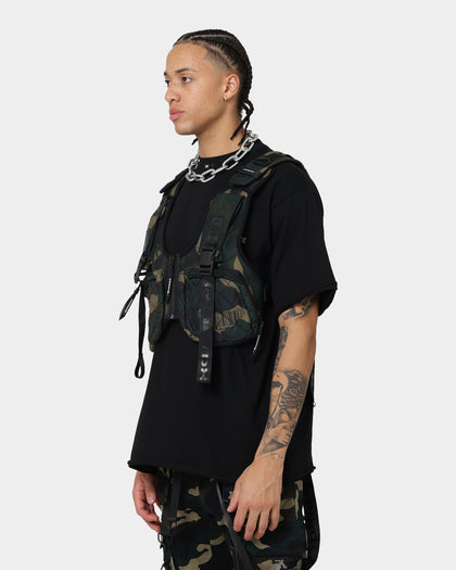 DXXMLIFE L-3 A Chain$aw Utility Vest Woodland Camo