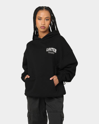 Loiter Premium Hoodie Black