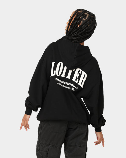 Loiter Premium Hoodie Black