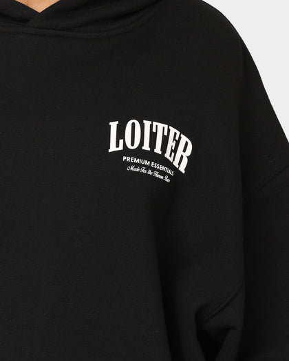 Loiter Premium Hoodie Black