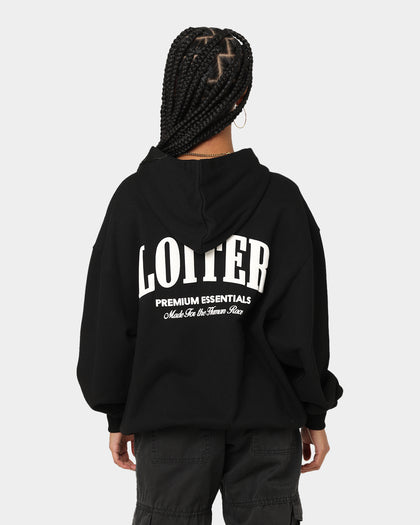 Loiter Premium Hoodie Black