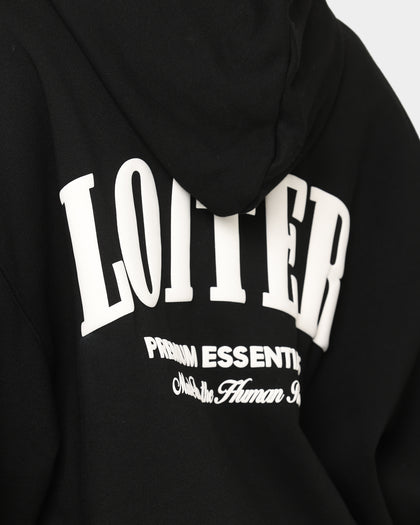 Loiter Premium Hoodie Black