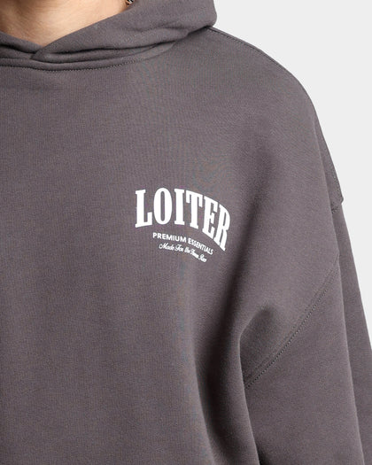 Loiter Premium Hoodie Charcoal