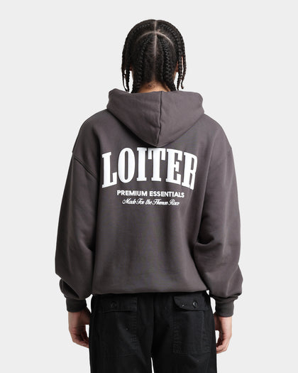 Loiter Premium Hoodie Charcoal