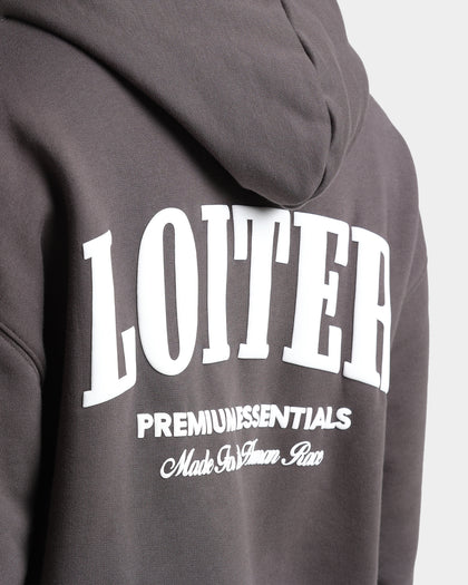 Loiter Premium Hoodie Charcoal
