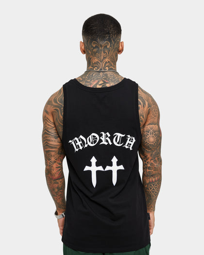 Saint Morta Day Of The Dead Singlet Black/White