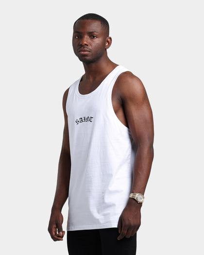 Saint Morta Day Of The Dead Singlet White/Black