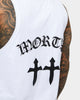 Saint Morta Day Of The Dead Singlet White/Black
