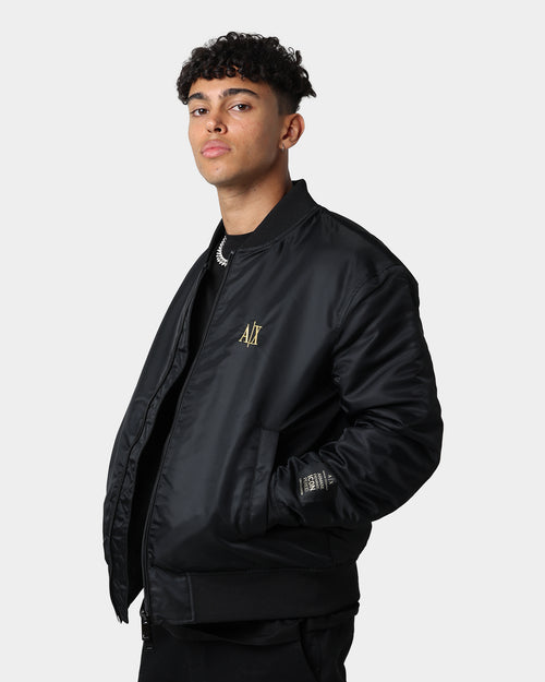 Armani Exchange Blouson Bomber Jacket Black